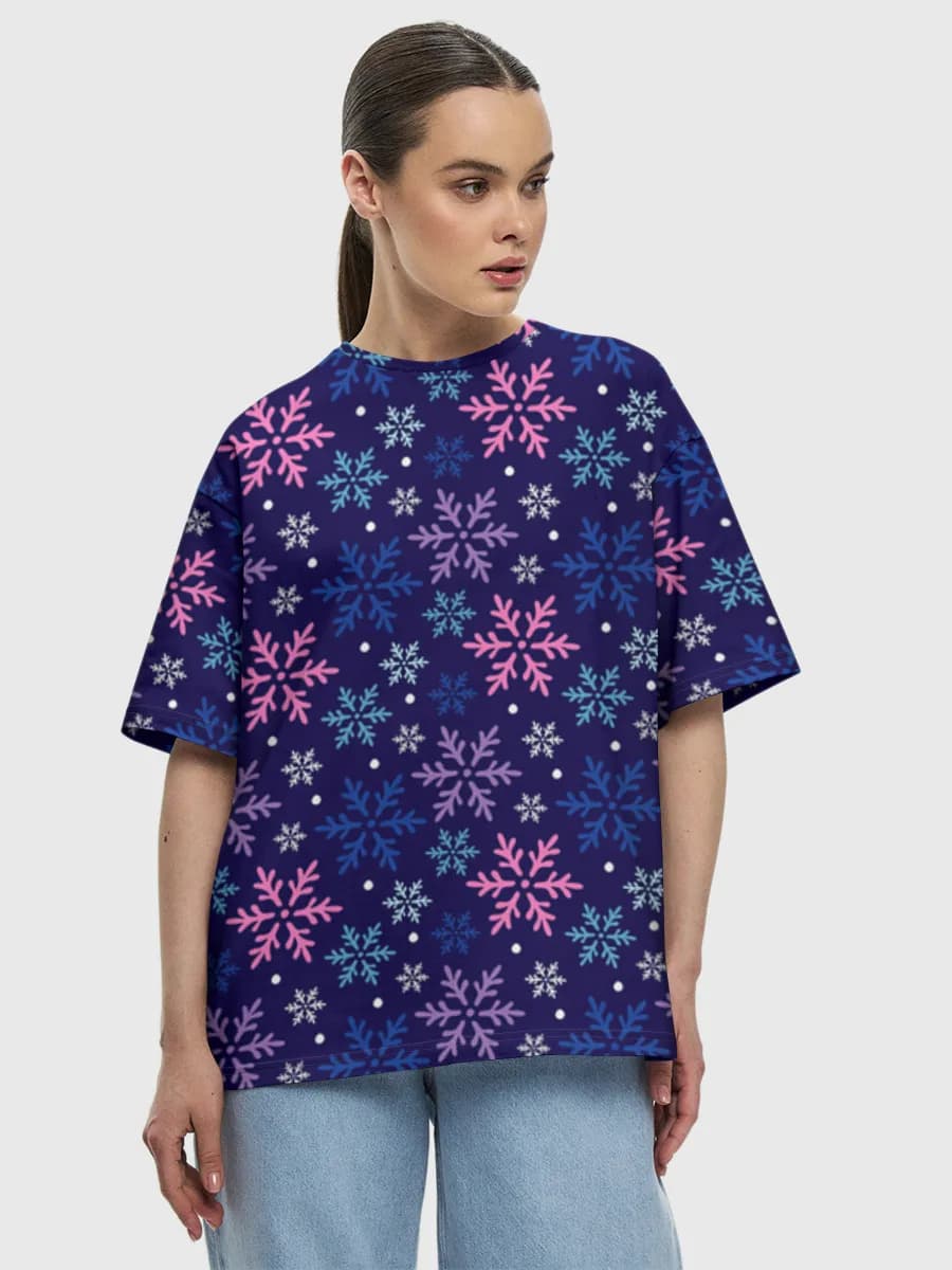 Women's oversized cotton T-shirt