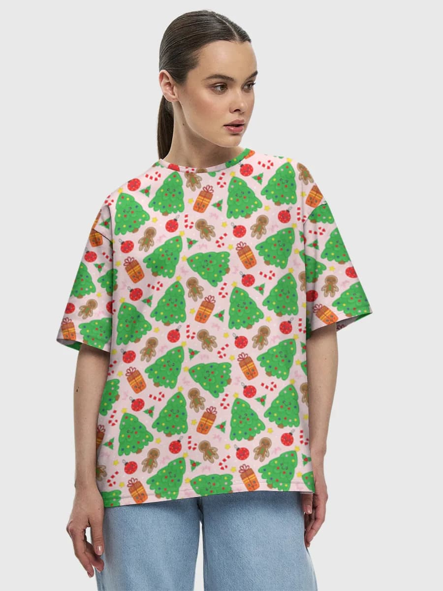 Women's oversized cotton T-shirt
