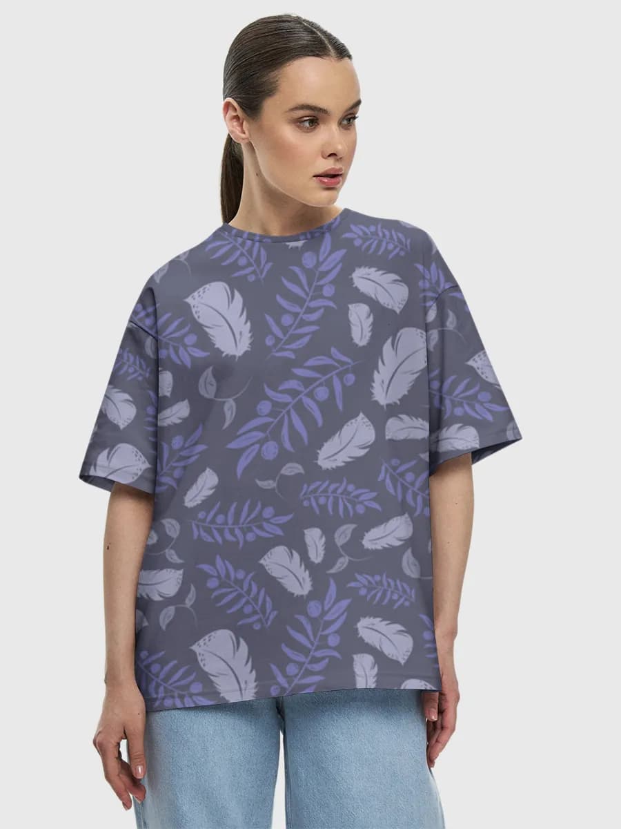 Women's oversized cotton T-shirt
