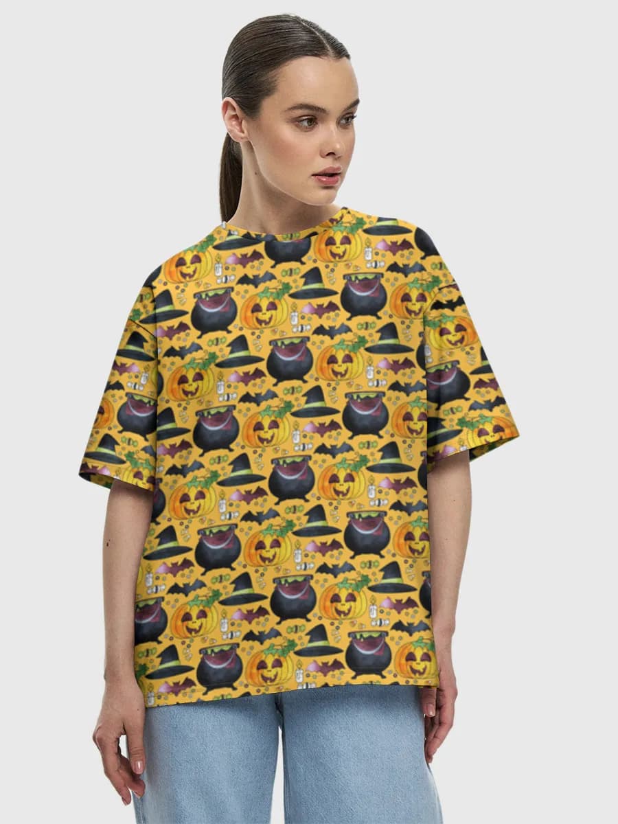 Women's oversized cotton T-shirt