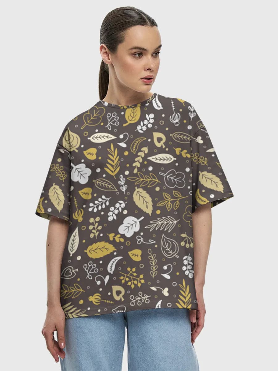 Women's oversized cotton T-shirt