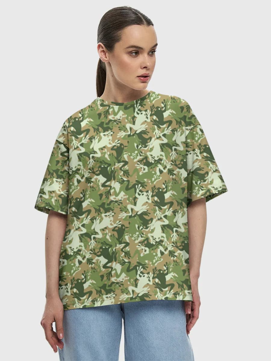 Women's oversized cotton T-shirt