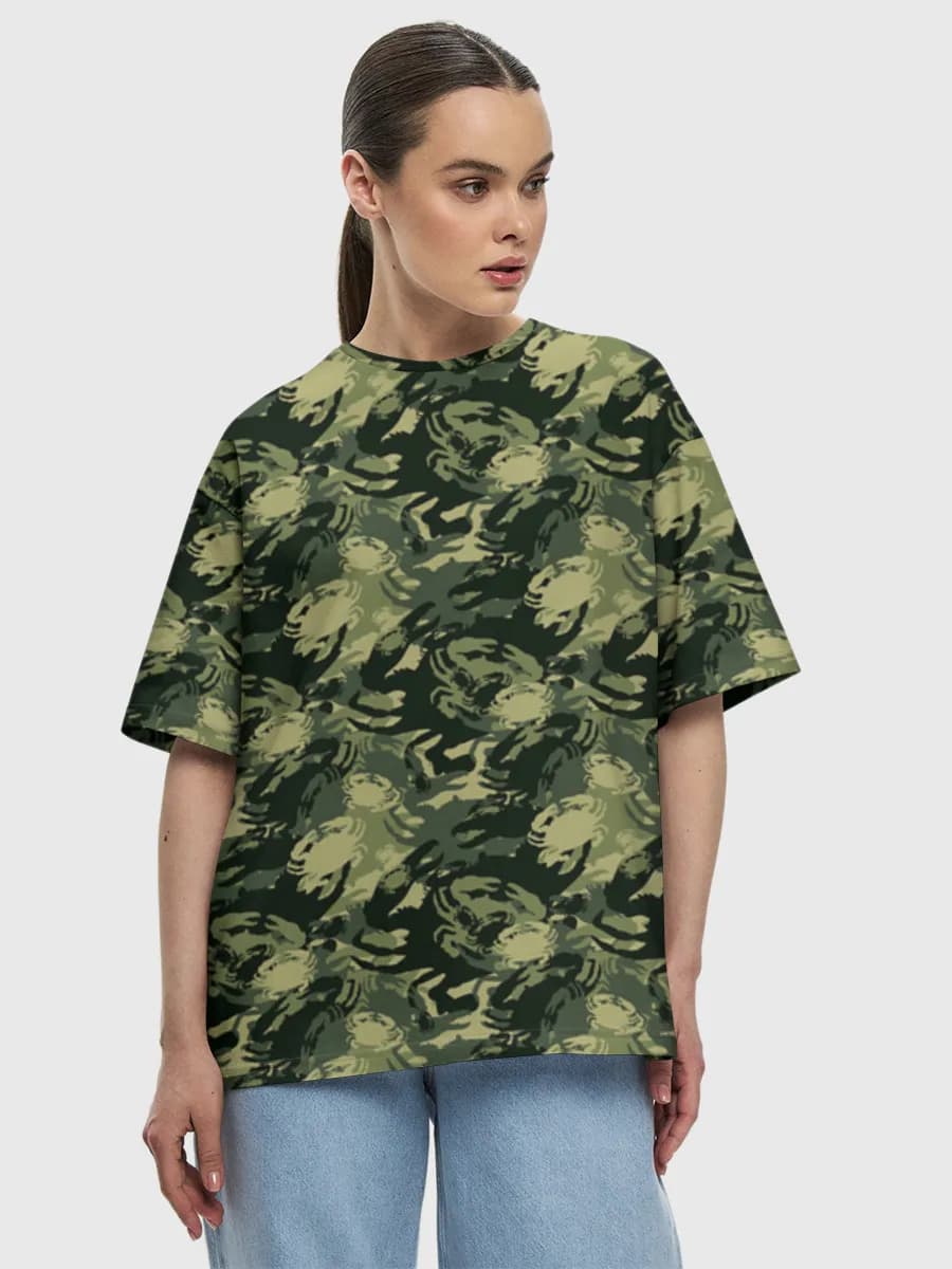Women's oversized cotton T-shirt