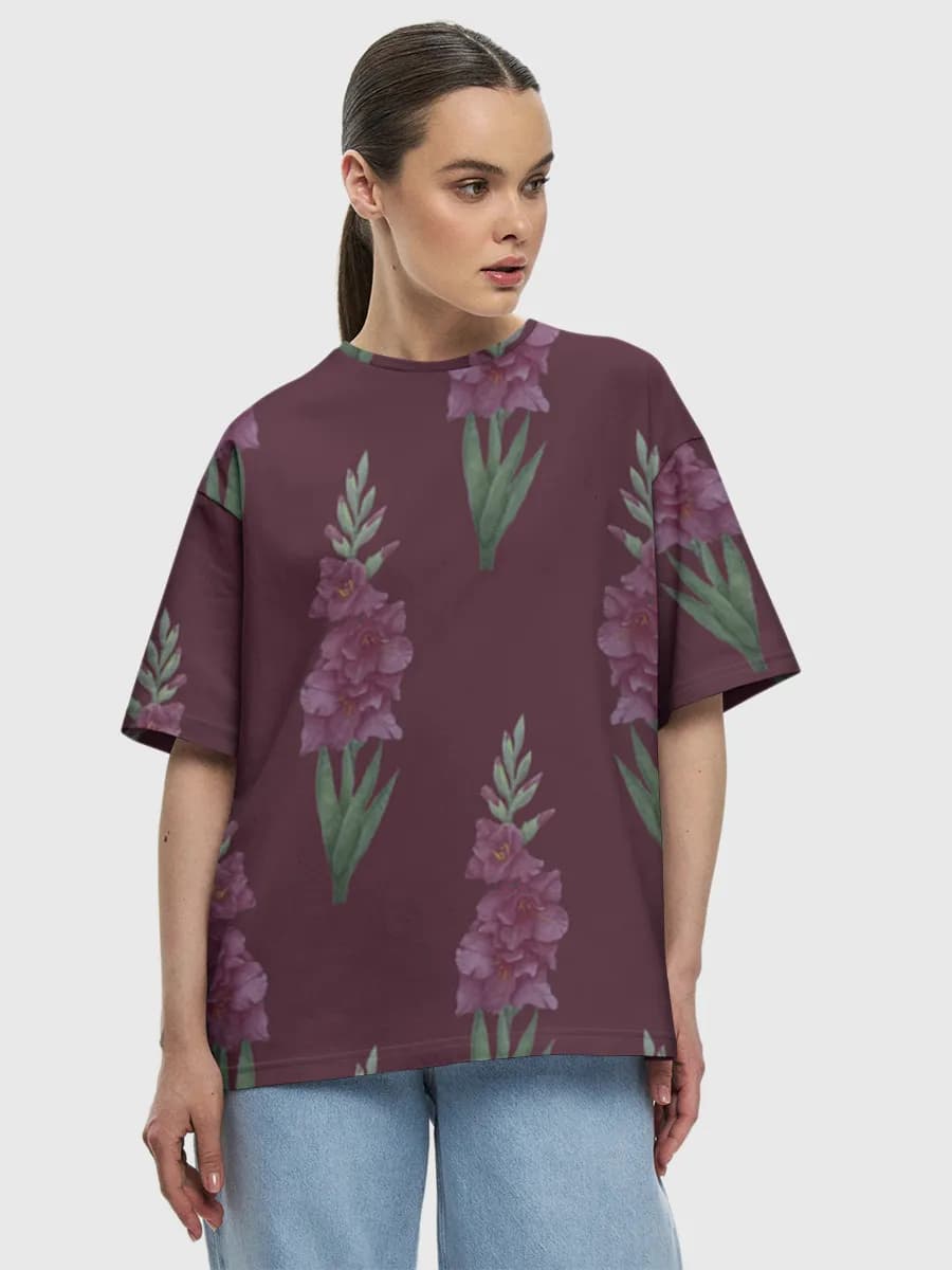 Women's oversized cotton T-shirt