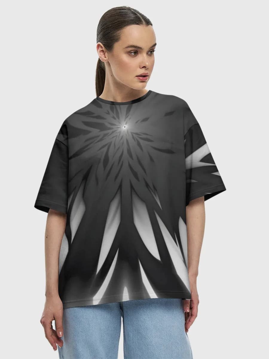 Women's oversized cotton T-shirt