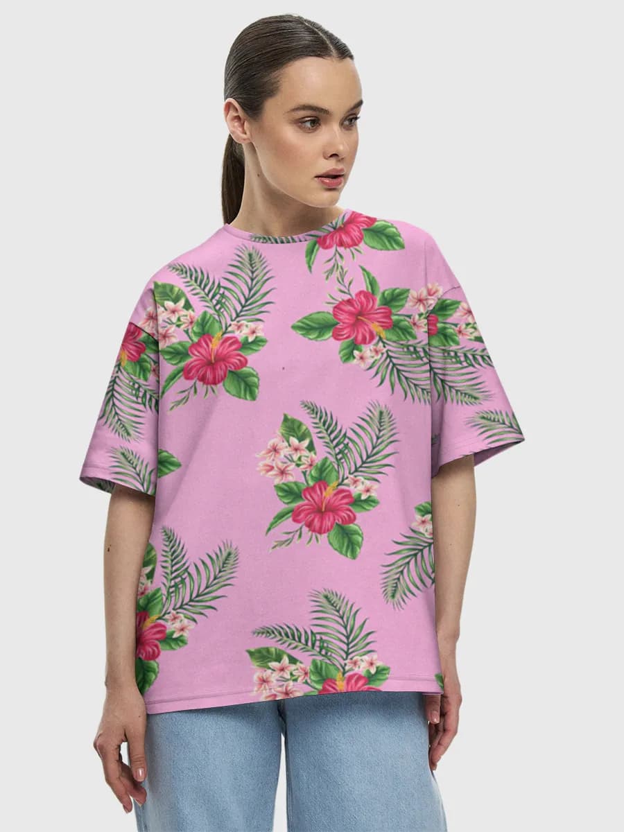 Women's oversized cotton T-shirt