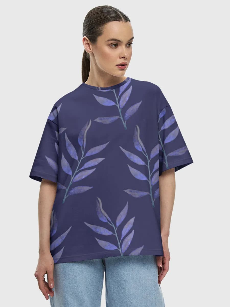 Women's oversized cotton T-shirt