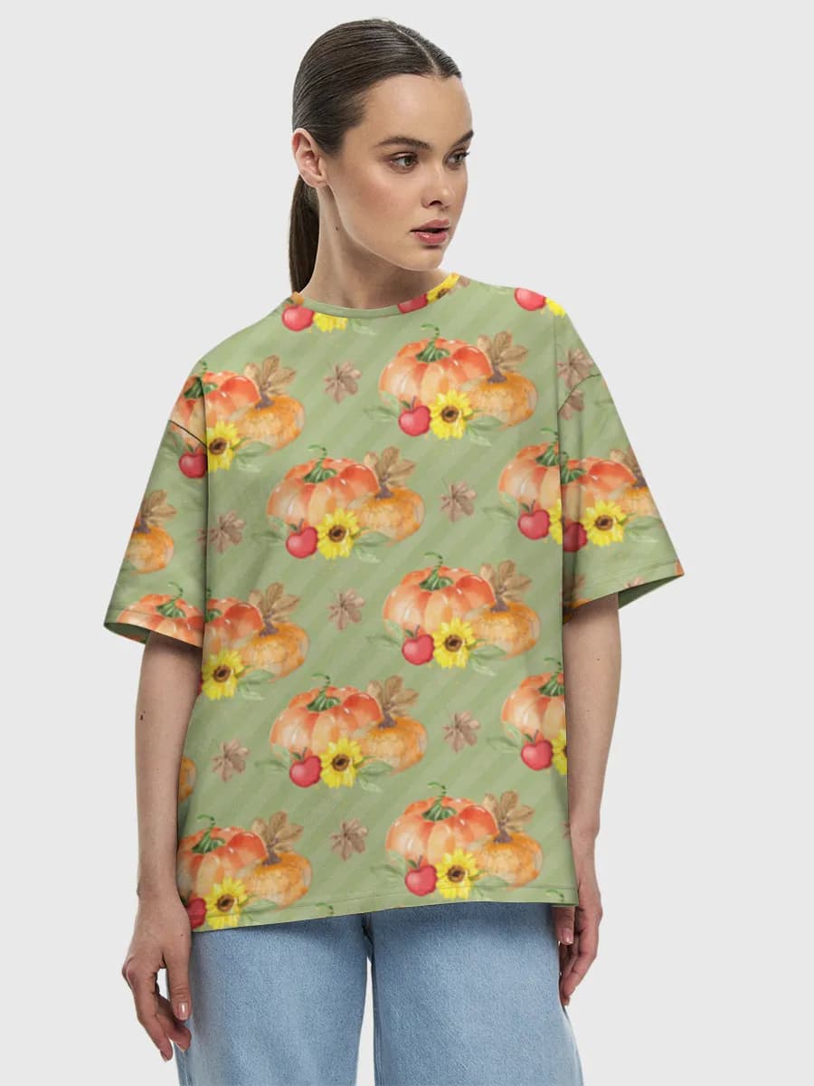 Women's oversized cotton T-shirt