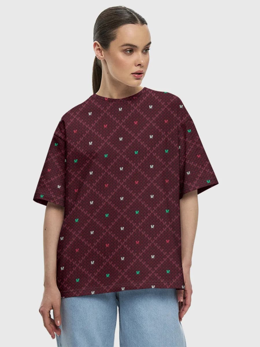 Women's oversized cotton T-shirt