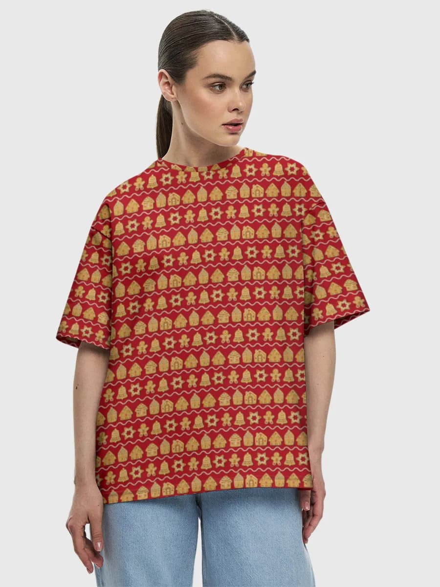 Women's oversized cotton T-shirt