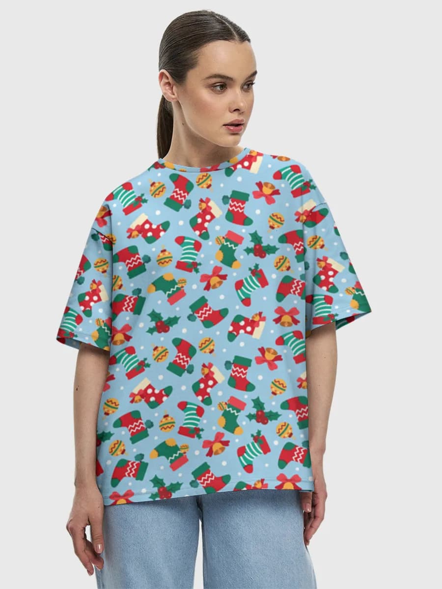 Women's oversized cotton T-shirt