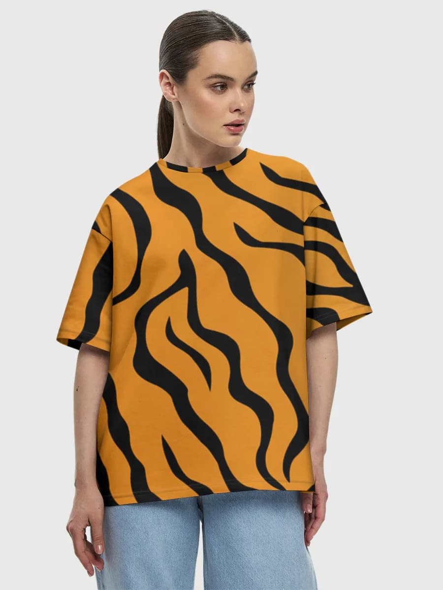 Orange Tiger Stripes