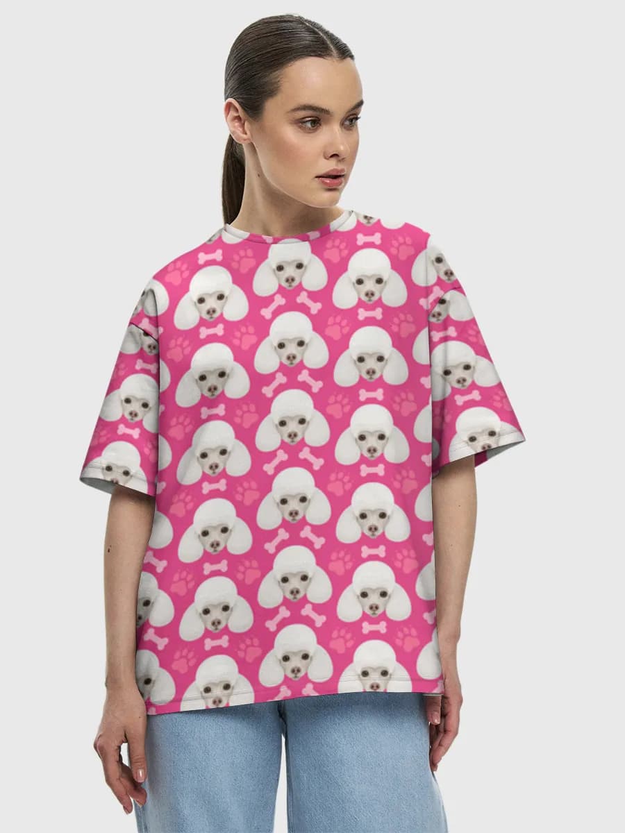 Women's oversized cotton T-shirt