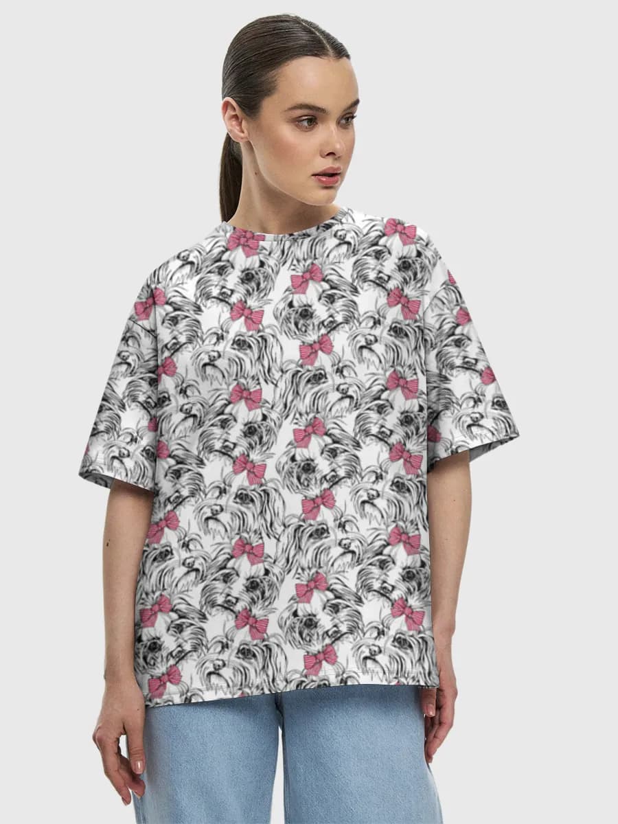 Women's oversized cotton T-shirt