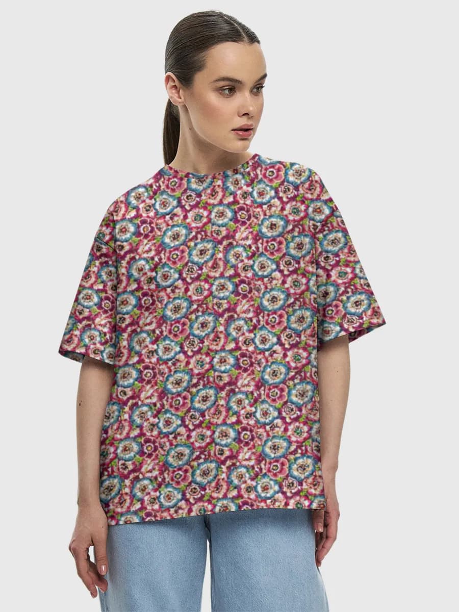 Women's oversized cotton T-shirt