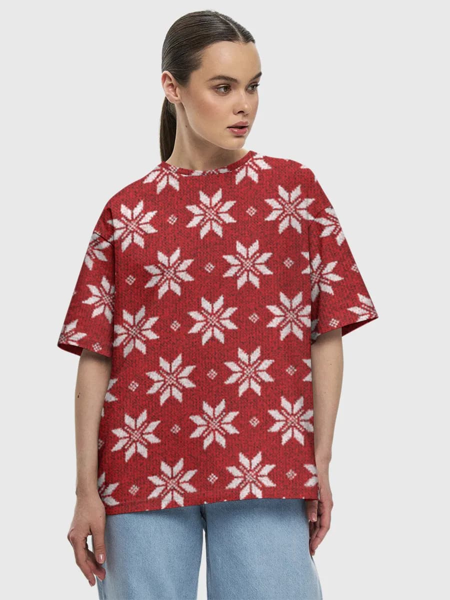 Women's oversized cotton T-shirt