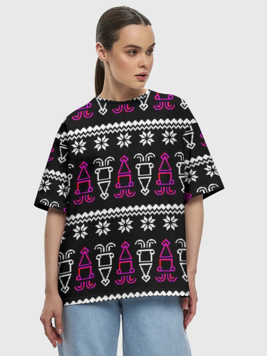 Women's oversized cotton T-shirt