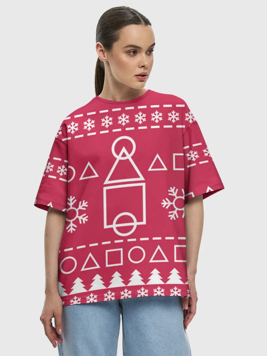 Geometric Holiday Sweater Design