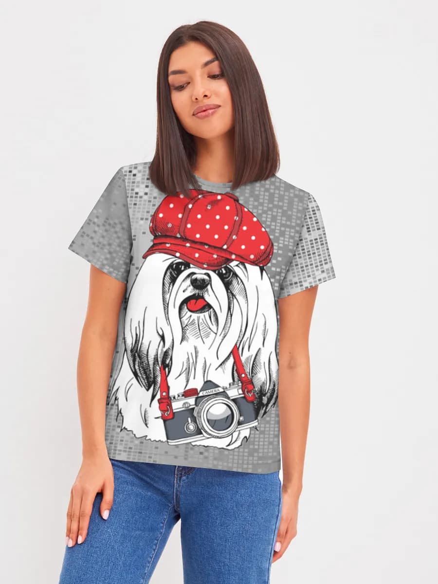 Women's basic cotton T-shirt