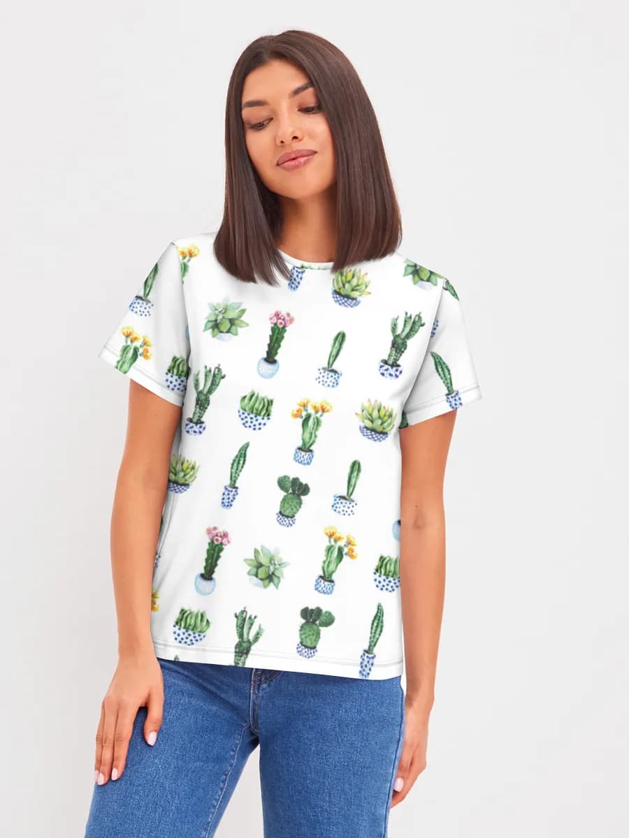 Women's basic cotton T-shirt