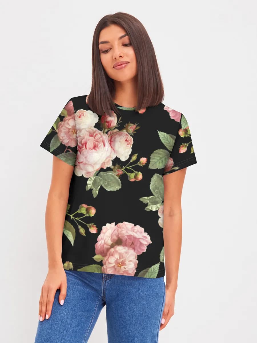 Women's basic cotton T-shirt
