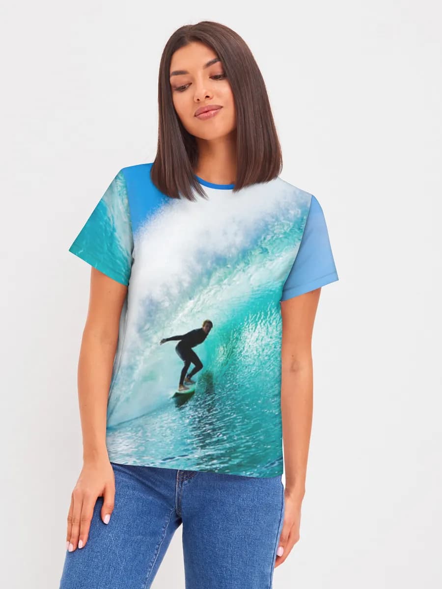 Women's basic cotton T-shirt
