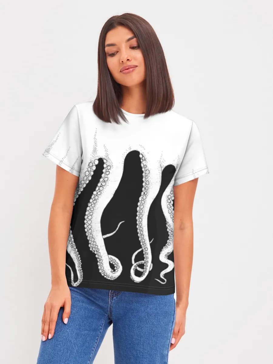 Women's basic cotton T-shirt