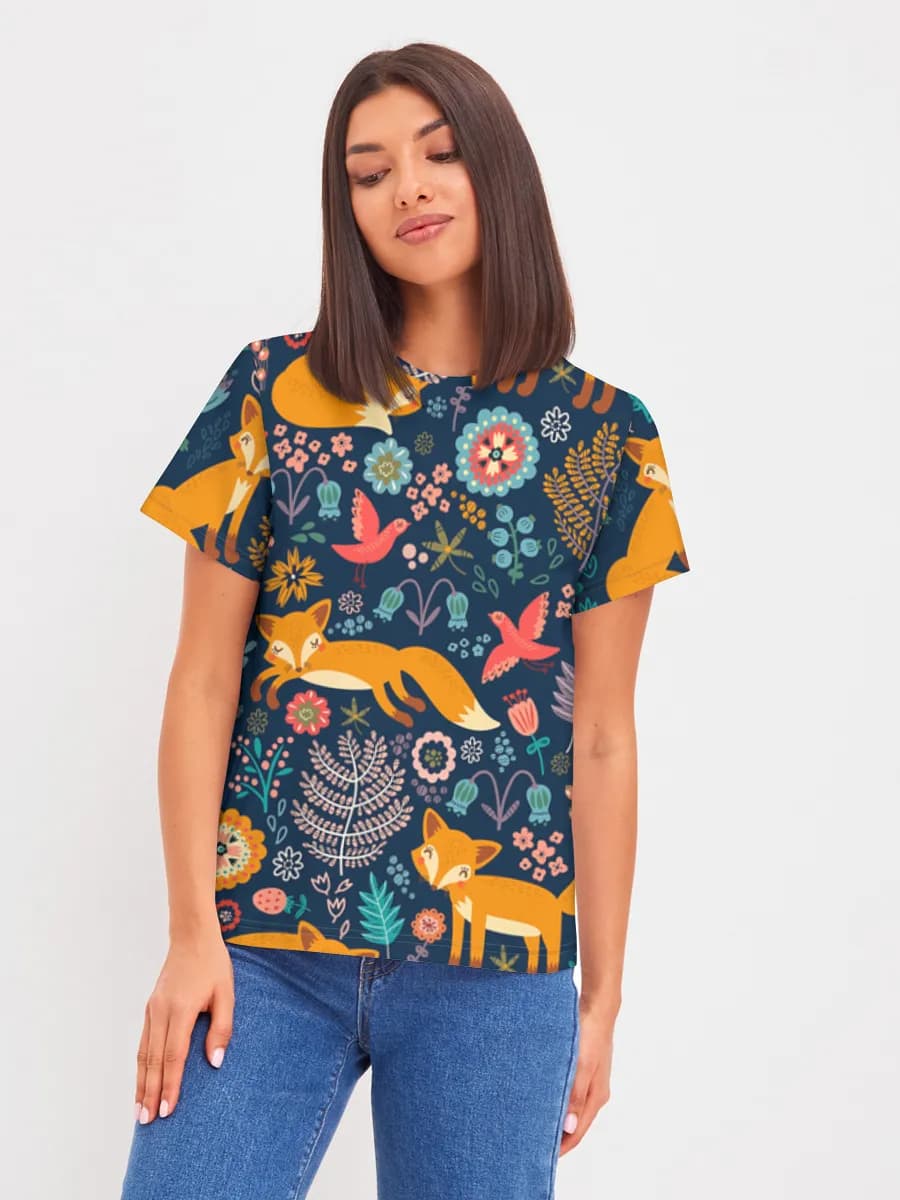 Women's basic cotton T-shirt