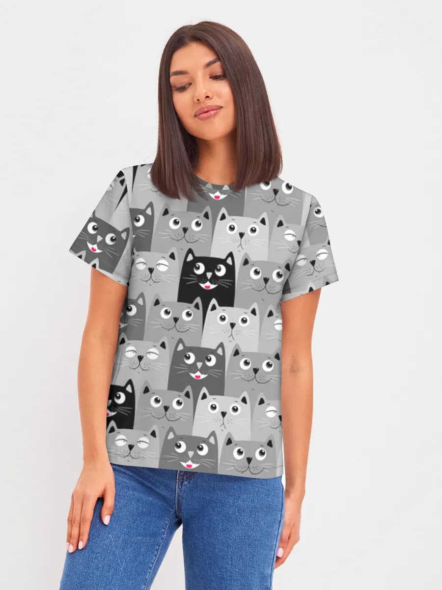 Cute Cartoon Cat Faces