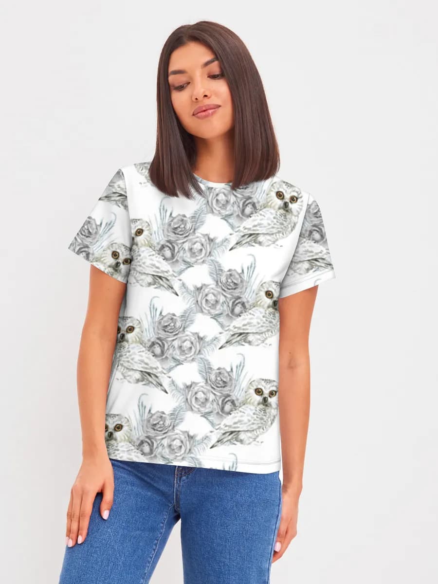 Women's basic cotton T-shirt