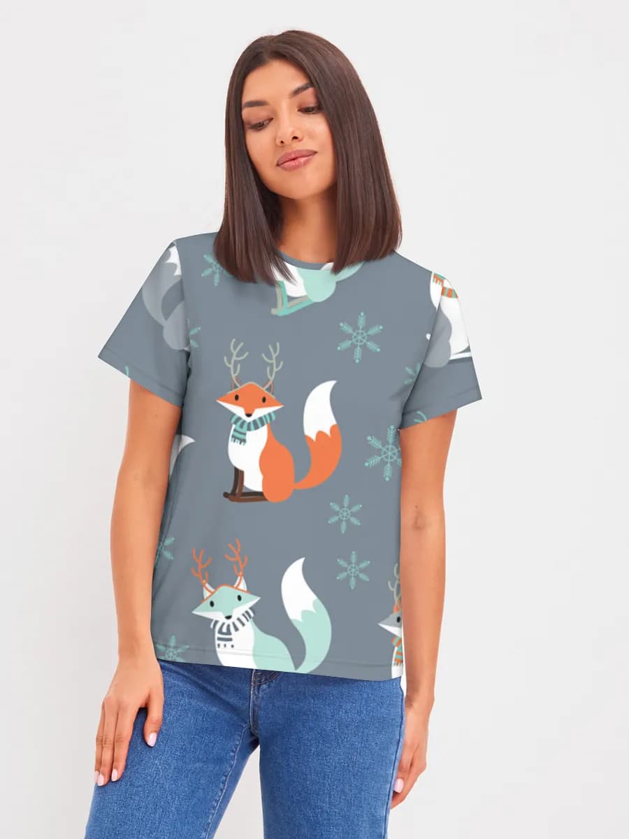 Women's basic cotton T-shirt