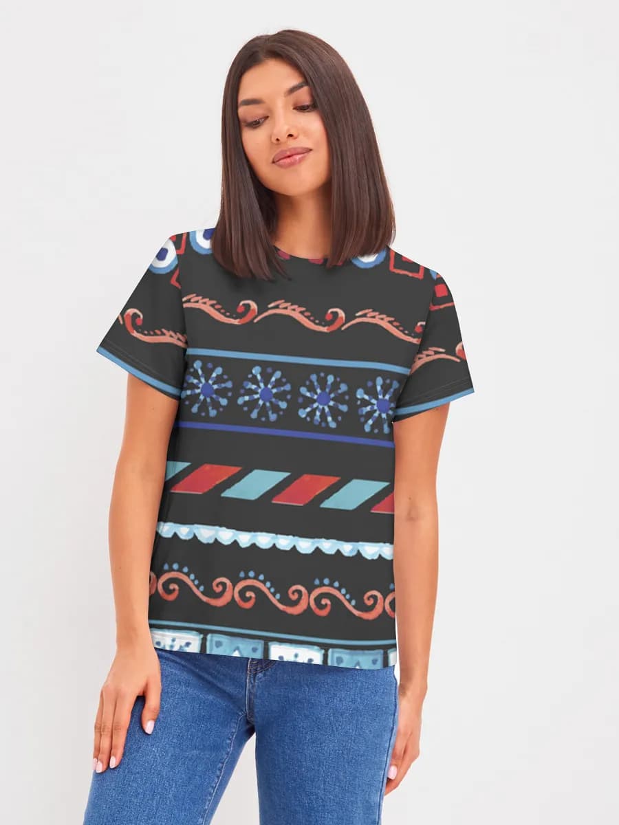 Women's basic cotton T-shirt