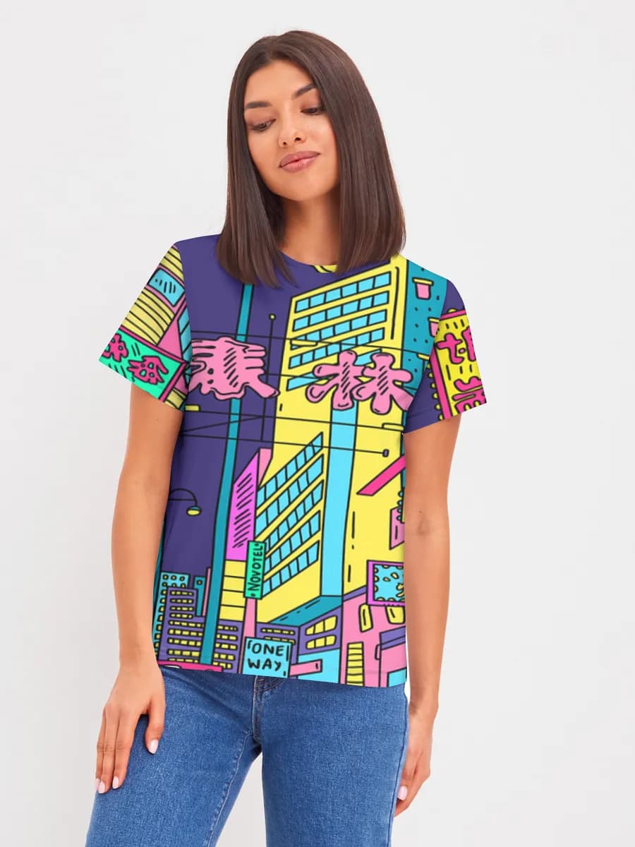 Women's basic cotton T-shirt