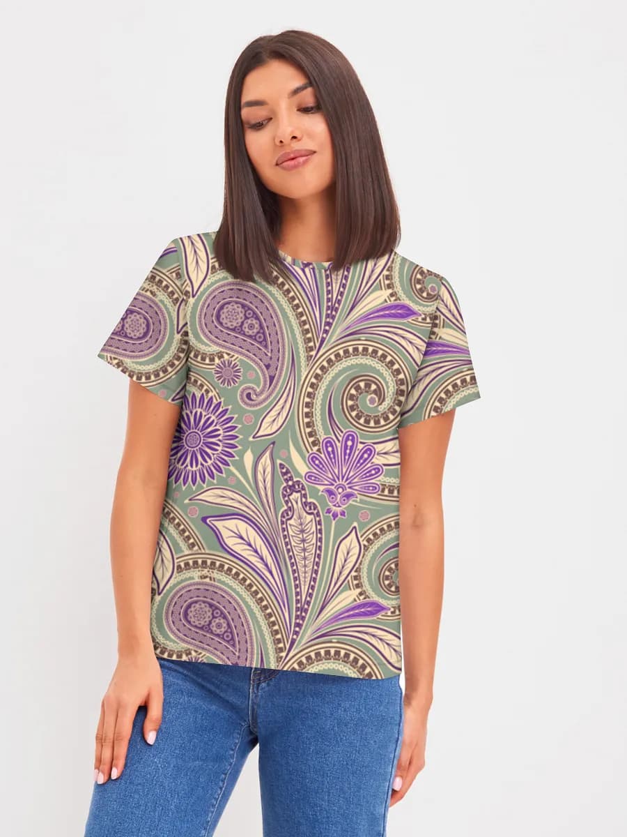 Women's basic cotton T-shirt