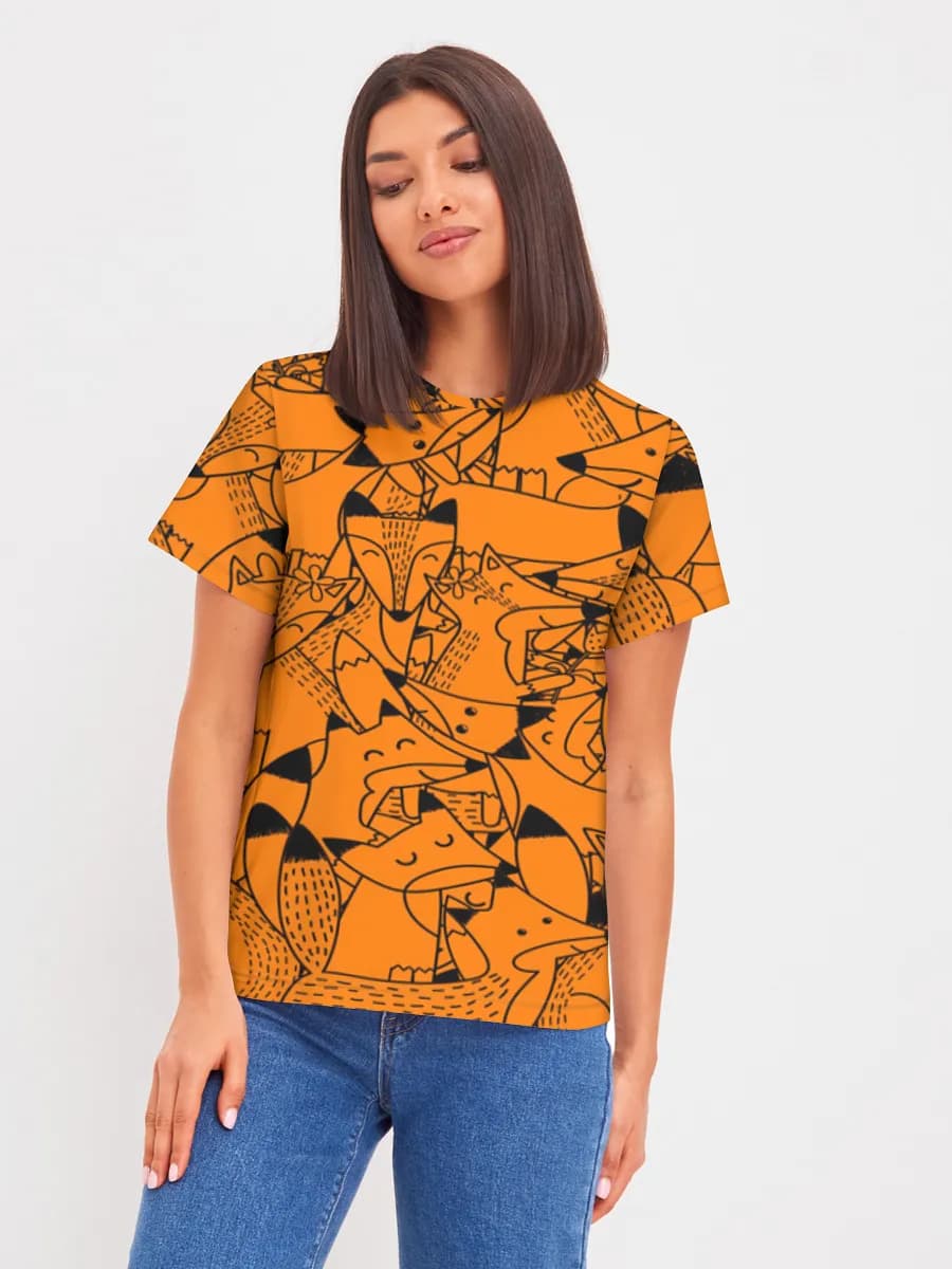 Women's basic cotton T-shirt