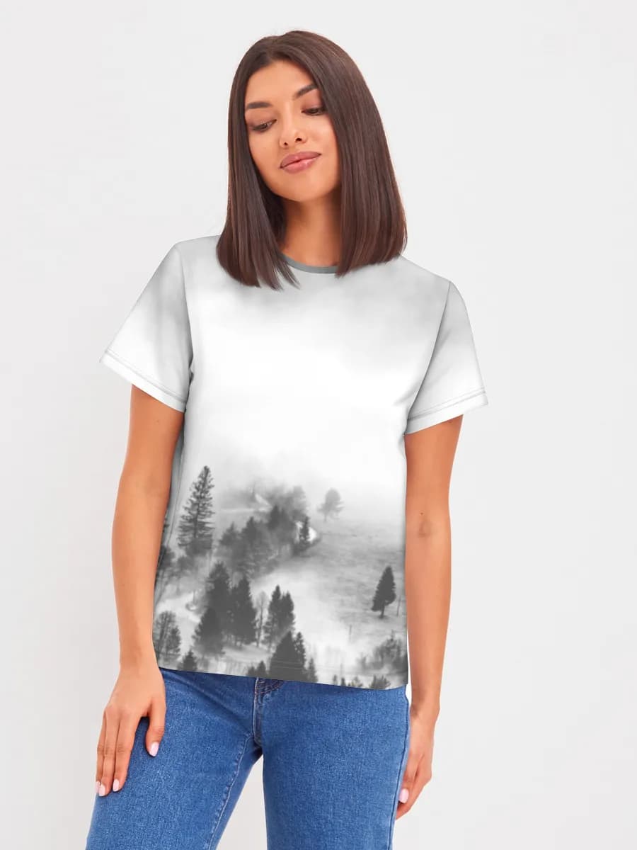 Women's basic cotton T-shirt