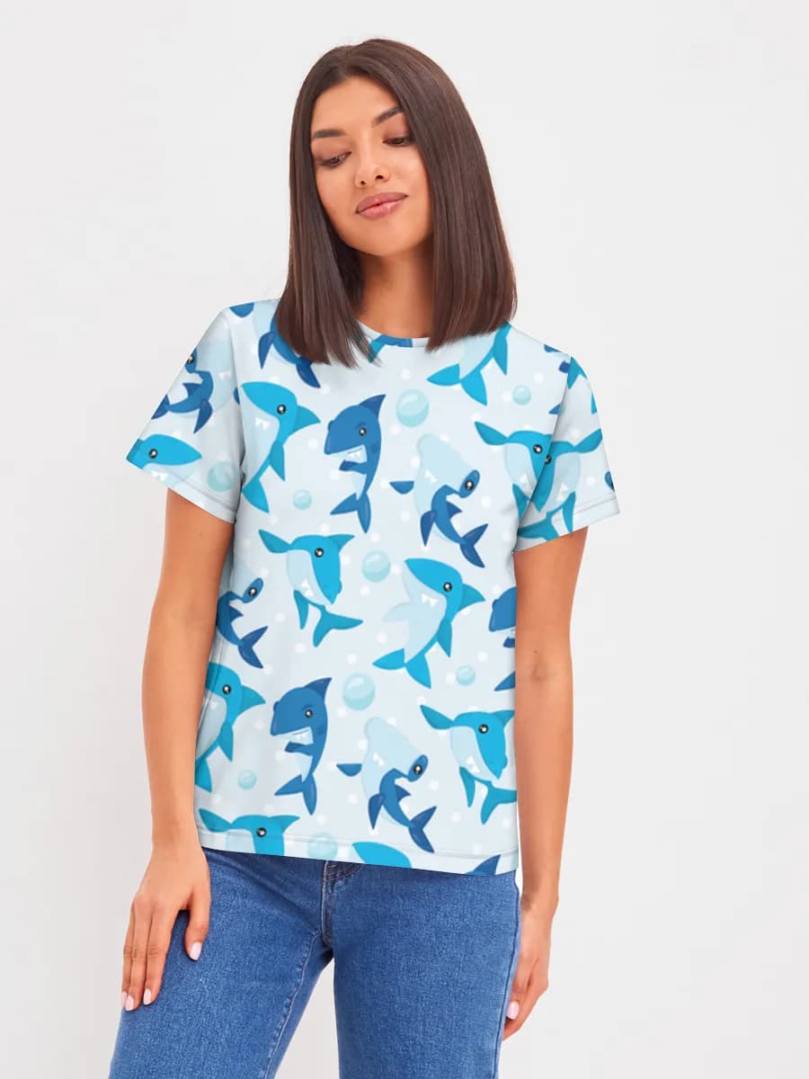 Women's basic cotton T-shirt