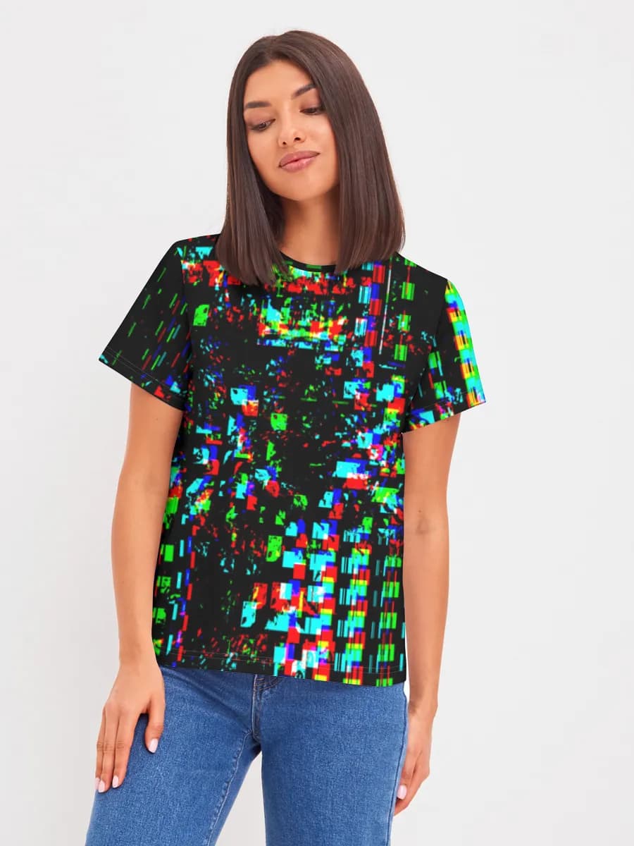 Neon Glitch Pixel Chaos
