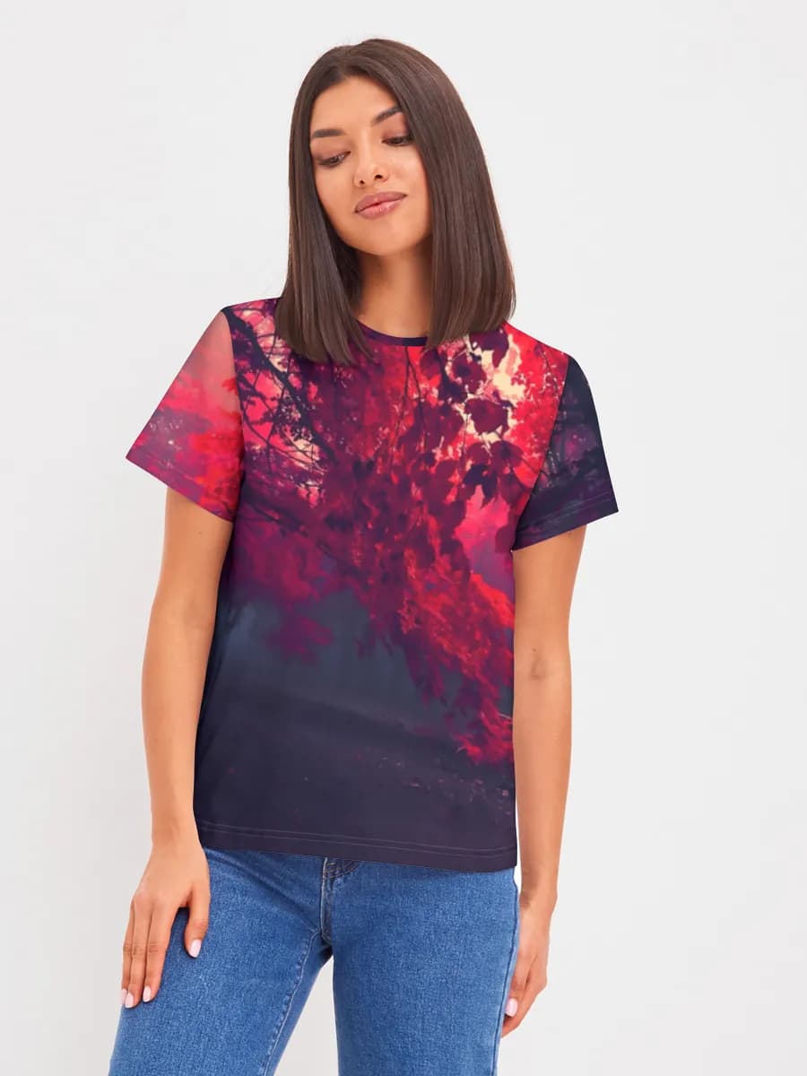 Women's basic cotton T-shirt