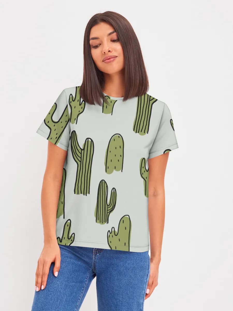 Women's basic cotton T-shirt