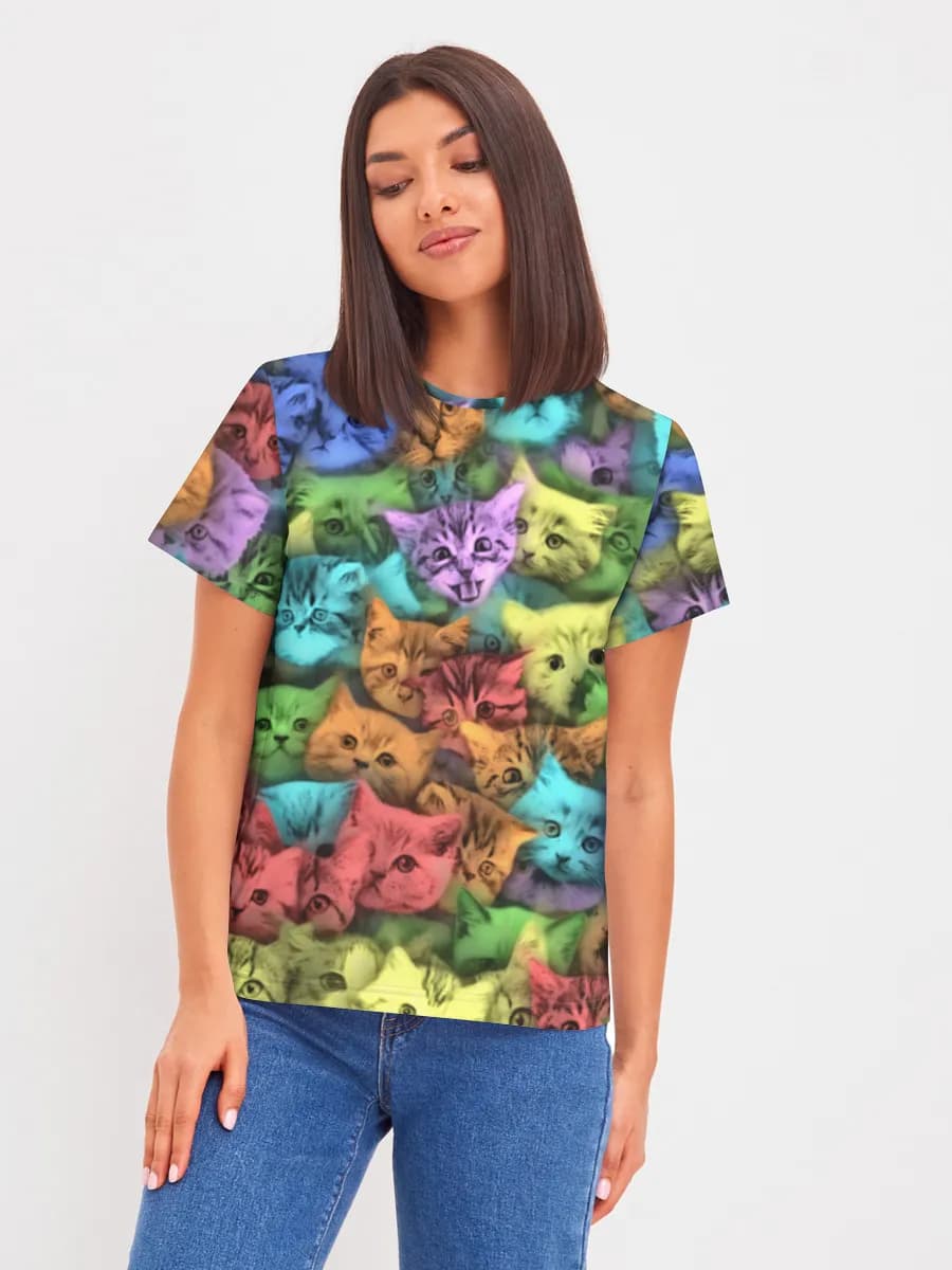 Women's basic cotton T-shirt