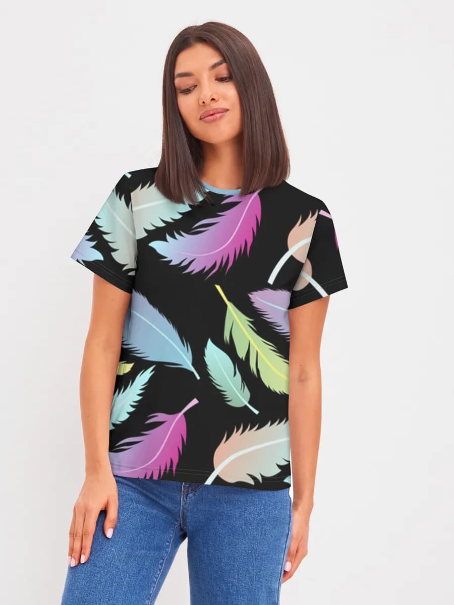 Women's basic cotton T-shirt