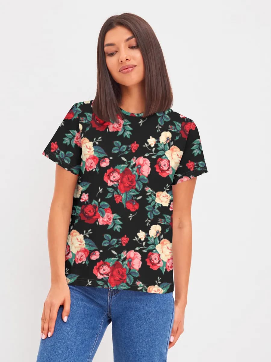 Women's basic cotton T-shirt