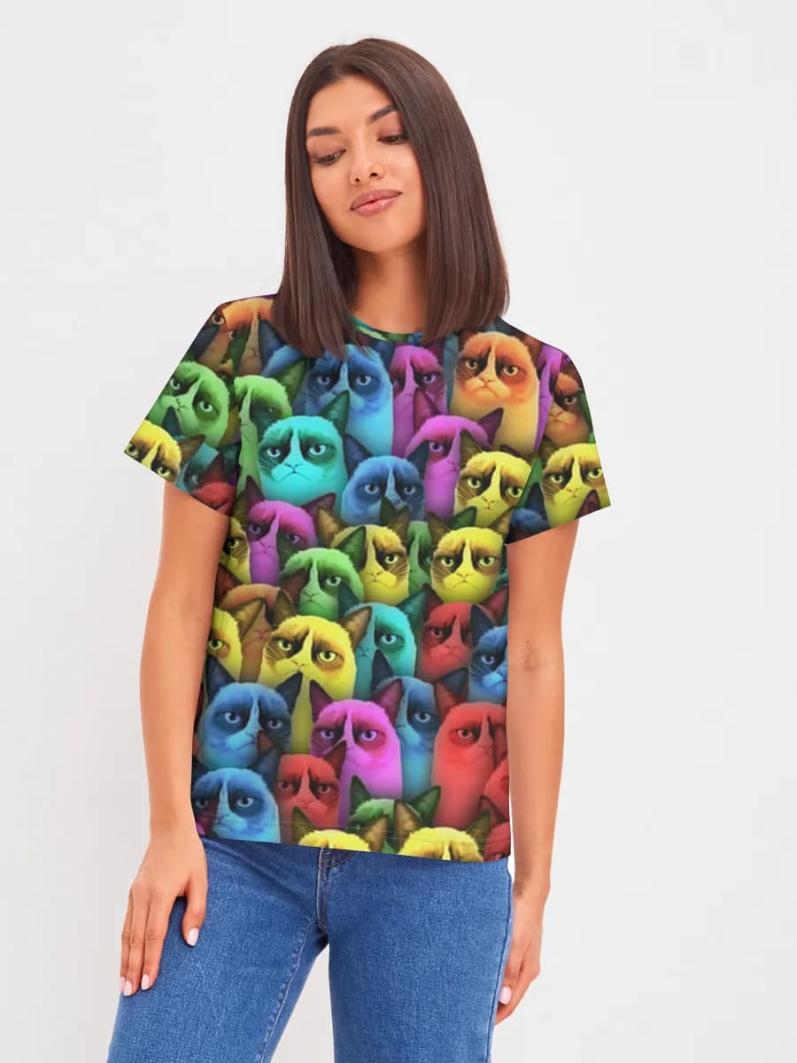 Women's basic cotton T-shirt