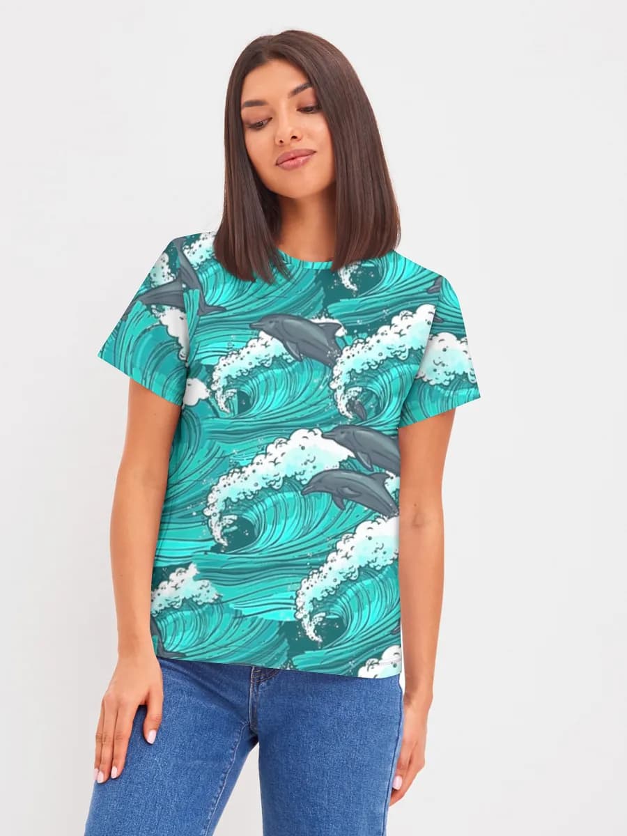 Women's basic cotton T-shirt