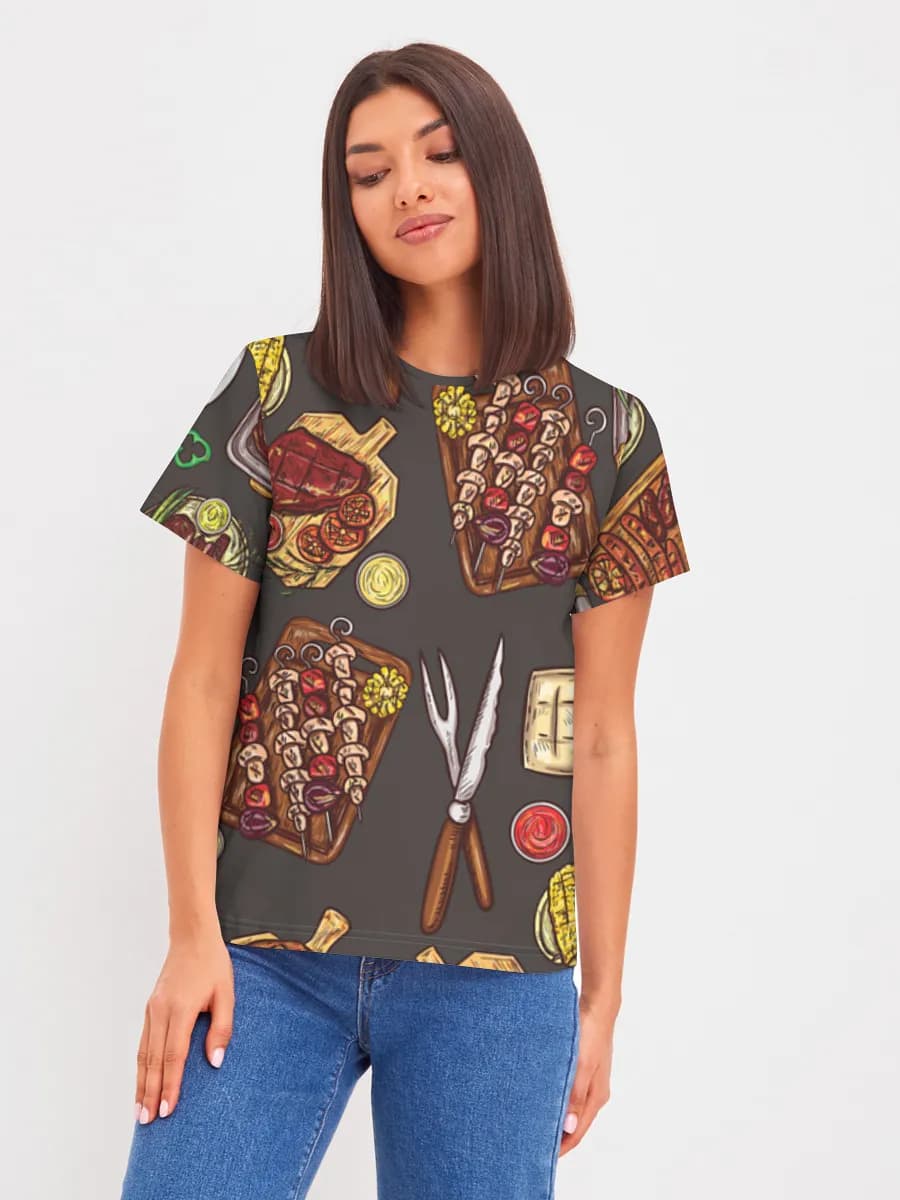 Women's basic cotton T-shirt