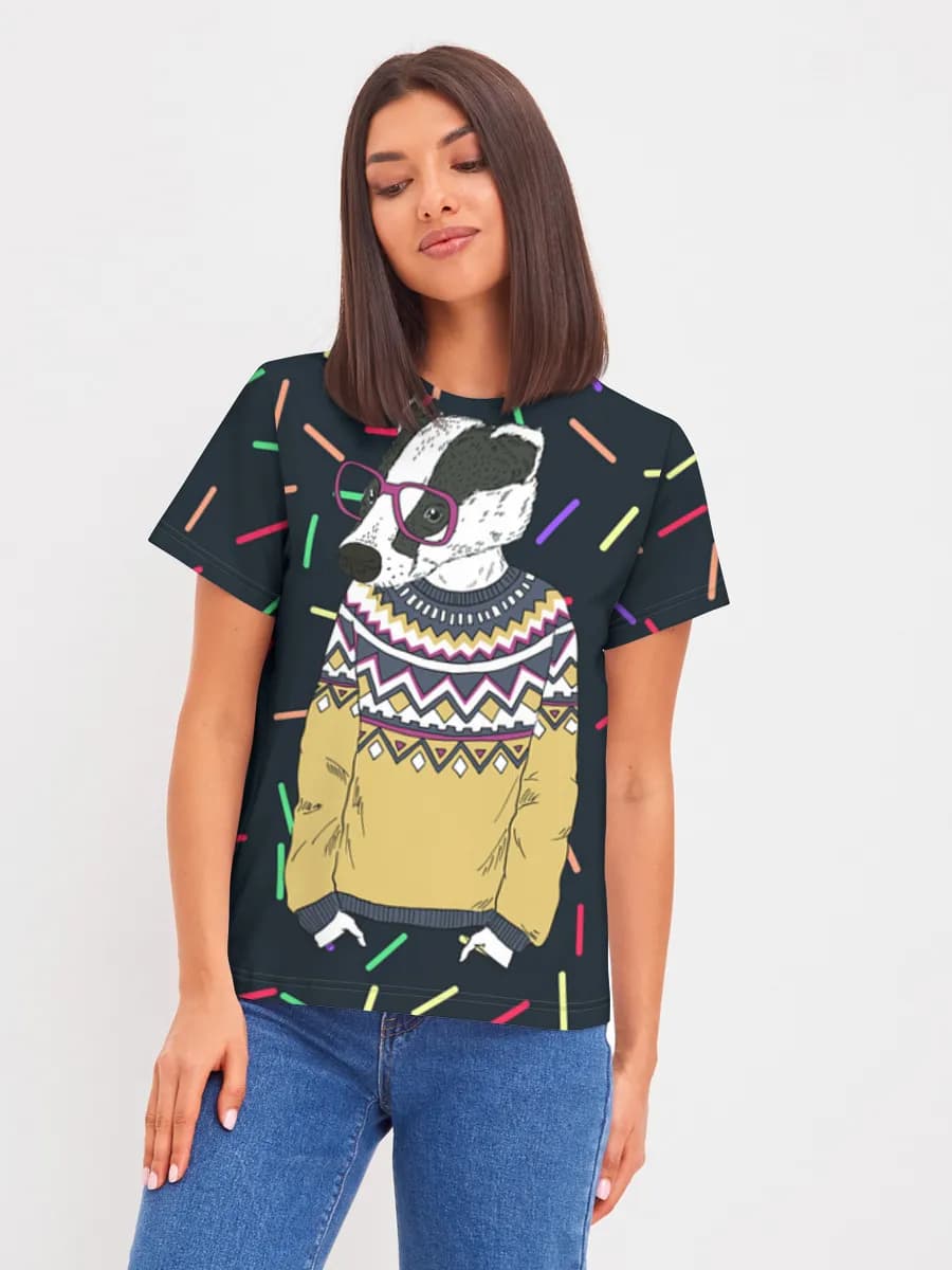 Women's basic cotton T-shirt