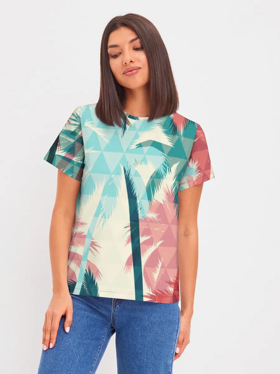 Women's basic cotton T-shirt