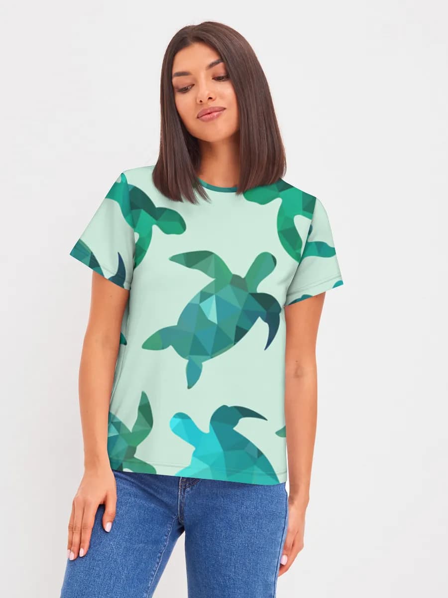 Women's basic cotton T-shirt