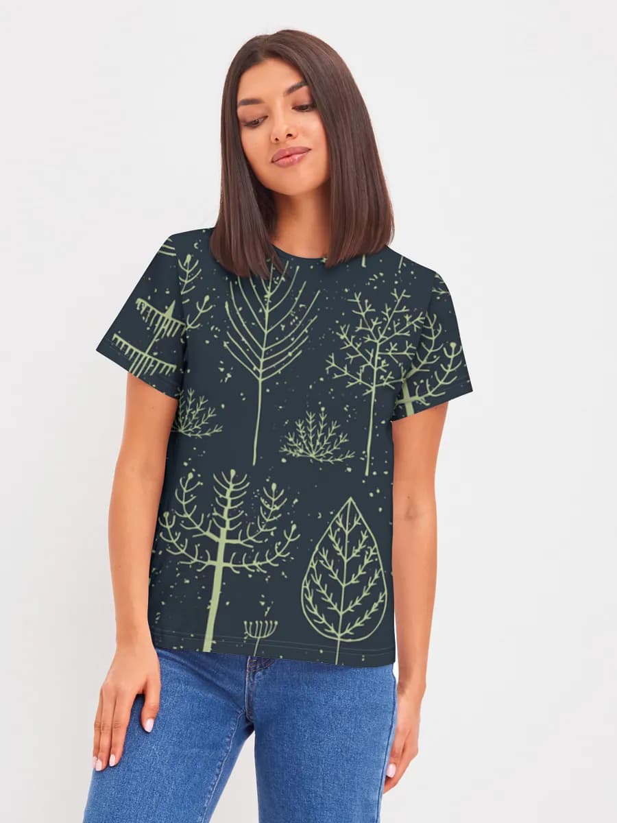 Women's basic cotton T-shirt